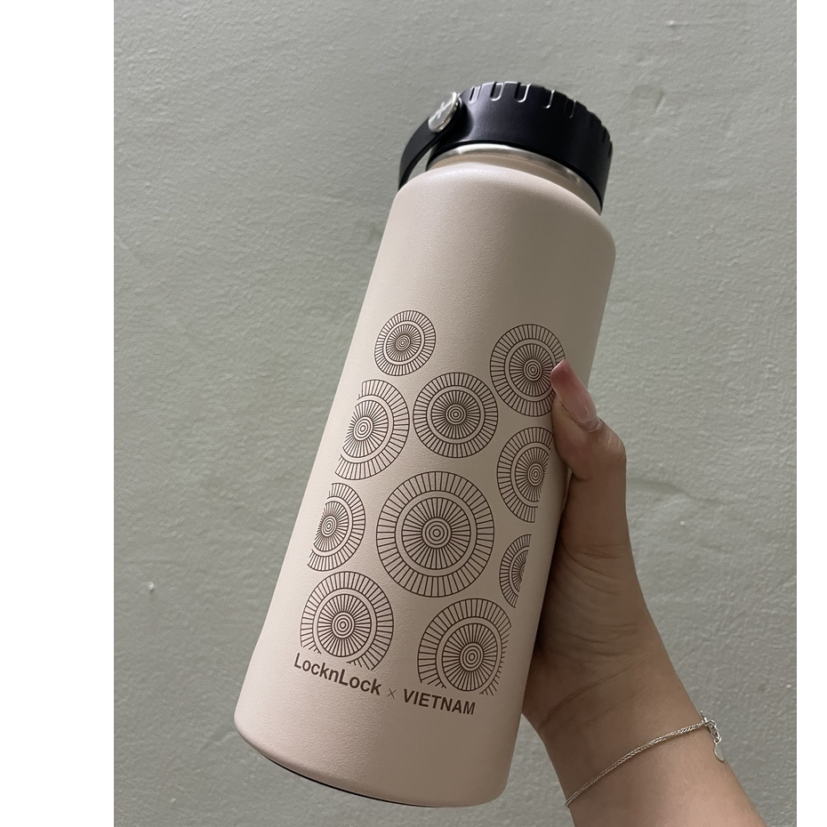 Bình giữ nhiệt LocknLock Riga Tumbler 897ml LHC4160 10 màu có khay lưới ...