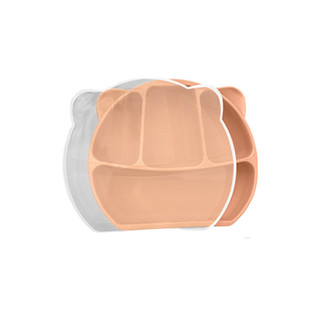 Nắp đậy silicone hình gấu cho bát và khay Dollar Minho ( 1c nắp đậy không kèm bát or khay)