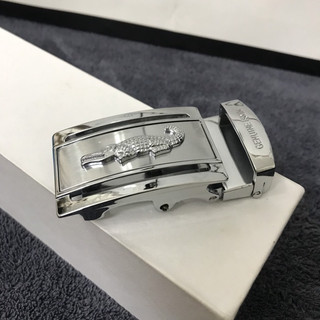 Mặt dây lưng da cá sấu cao cấp, đầu khóa thắt lưng da cá sấu  - Bản 3.5 cm và bản 4cm