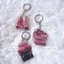 Móc khóa (keyring) blackpink thiết kế độc đáo: on the ground, lalisa, shut down, pink venom,...