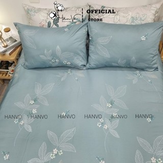Ga giường 1m6 và 1m8 họa tiết hoa Cotton 100% vải cao cấp, Hân Võ Bedding