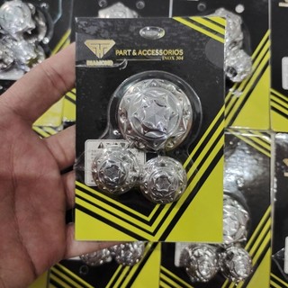 DIAMOND SALAYA - COMBO FULL ỐC CHẢNG BA, GHI ĐÔNG  - Raider, Raider FI, Sonic - INOX304
