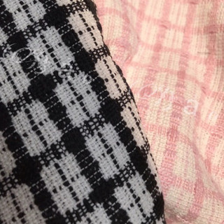 Vải Bố Tweed Dệt Sợi Nổi Ô Caro Khổ 1m45