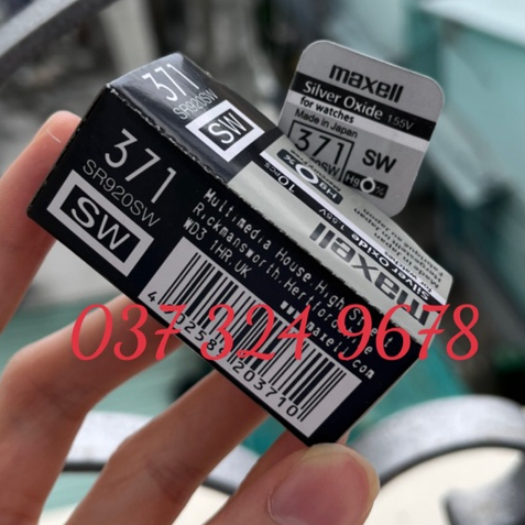 GIÁ BUÔN 10 viên pin Maxell Nhật 371 SR920SW SR920 920 AG6 1,55V pin ...