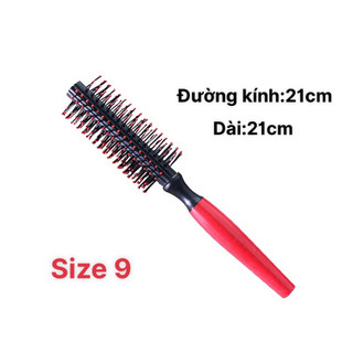 ❌GIÁ SỈ❌ Lược Tròn Sấy Tạo Kiểu Tóc Cán Gỗ,Lô Tròn Sấy Tóc Xoăn