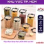 Hộp nhựa trong suốt đựng thực phẩm khô, hạt khô