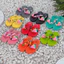 Dép Kẹp Xỏ Ngón Trẻ Em Đính Sticker Dưa Hấu Cao Cấp Handmade Dễ Thương Đế Cao Su Non Êm Chân