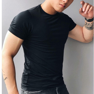 Áo thun cổ tròn cotton 100% chính phẩm 220grm dày dặn, mềm mịn, thoáng mát - ABA-THUNCT