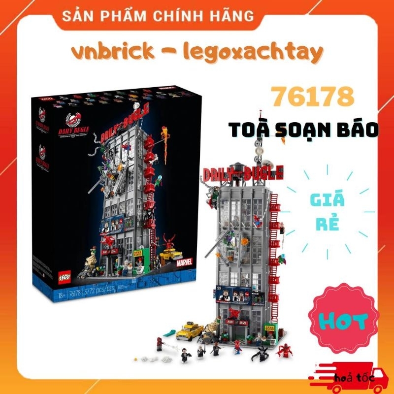 LEGO SPIDER MAN 76178 VĂN PHÒNG DAILY BUGLE | Shopee Việt Nam