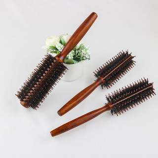 ❌RẺ NHẤT❌ LƯỢC TRÒN SẤY TÓC TẠO KIỂU - LÔ SẤY TÓC XOĂN CÁN GỖ