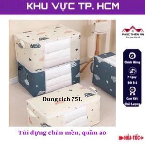 Túi đựng chăn mền, quần áo đa năng dung tích 75L