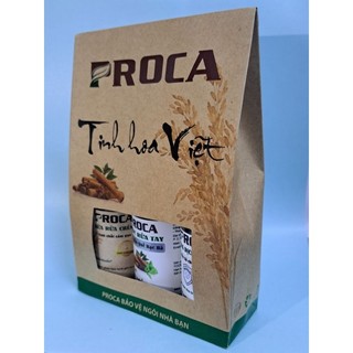 Combo tẩy rửa nhỏ gọn tiện dụng PROCA Tinh Hoa Việt
