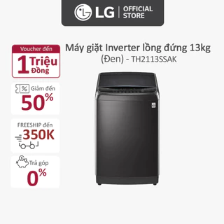 Máy giặt LG Inverter lồng đứng 13kg (Đen) TH2113SSAK