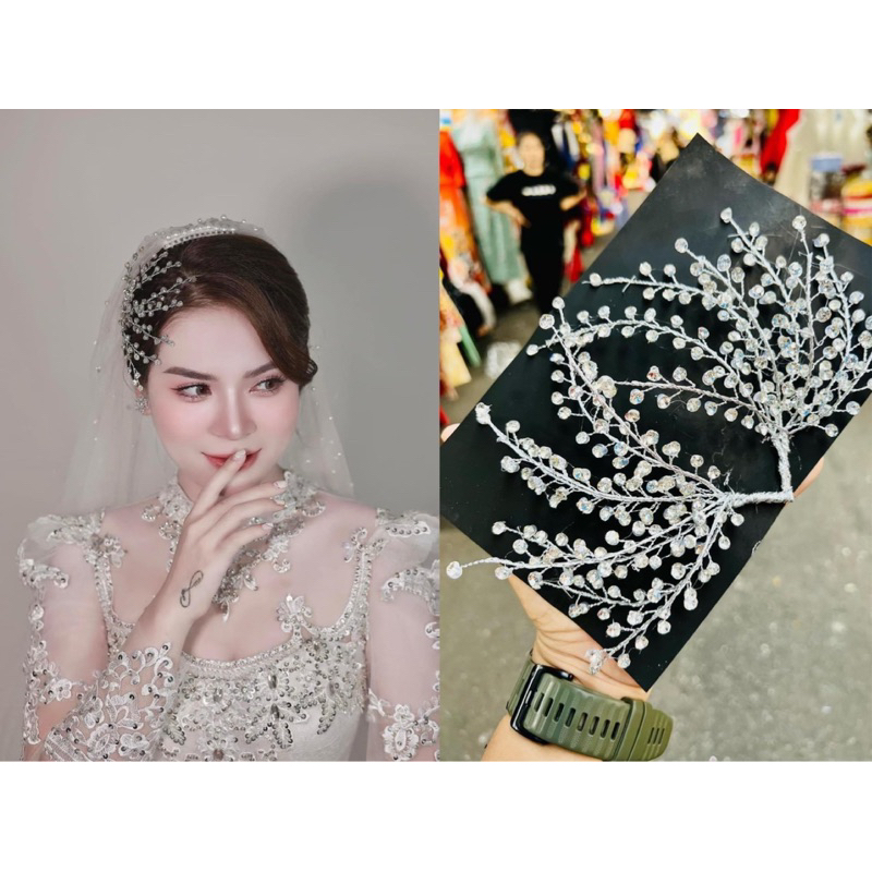 cài tóc cô dâu 1bộ/2c