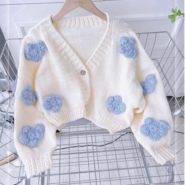 White Clouds Knitted Jumper