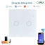 Công tắc ĐÈN thông minh Wifi Tuya Smart life vuông 86/CN 120(sản phẩm đòi hỏi hiểu kỹ thuật)