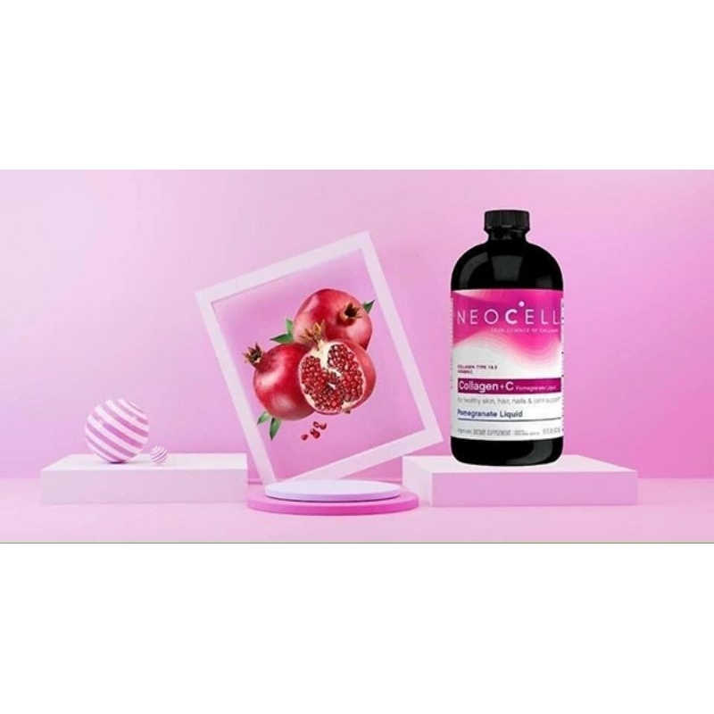 Neocell Collagen + C Pomegranate Liquid 16 Oz (Mẫu mới chai nhựa ...