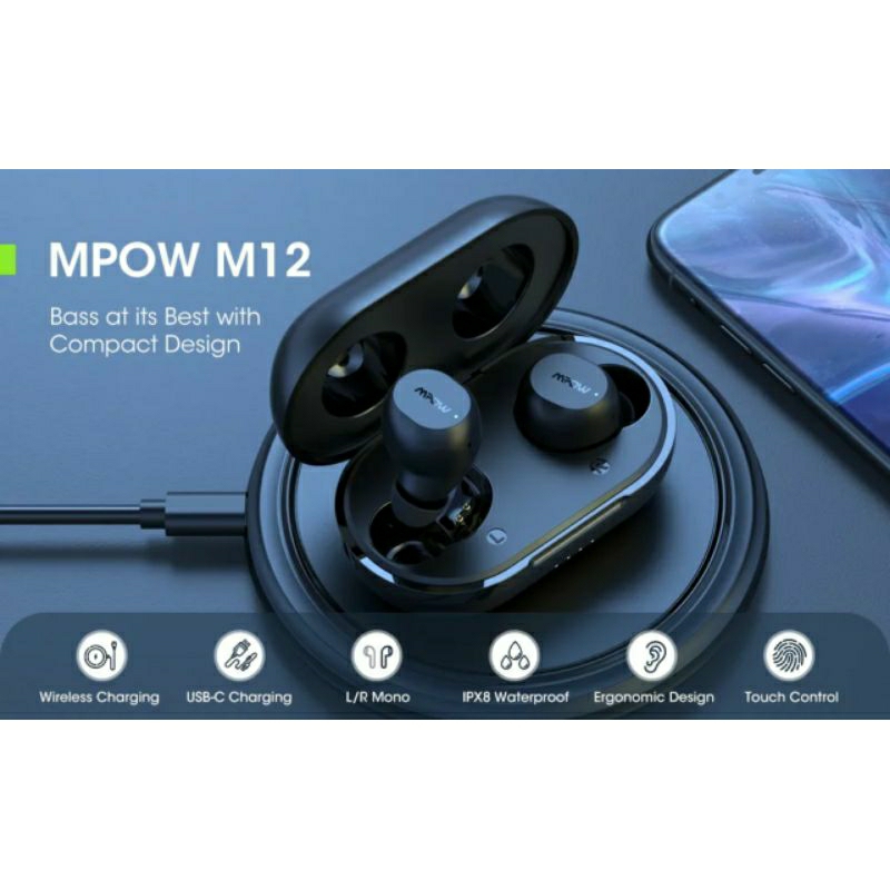 Tai nghe True wireless earbud MPOW M12 Shopee Việt Nam