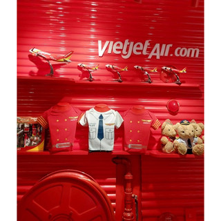 Mô hình máy bay Vietjet - Mô hình máy bay trưng bày 1:200 A320