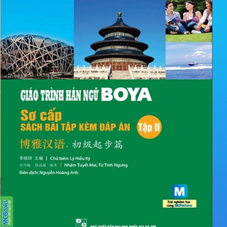 Sách - Giáo Trình Hán Ngữ Boya Sơ Cấp II (Sách Bài Tập Kèm Đáp Án) - Mcbooks