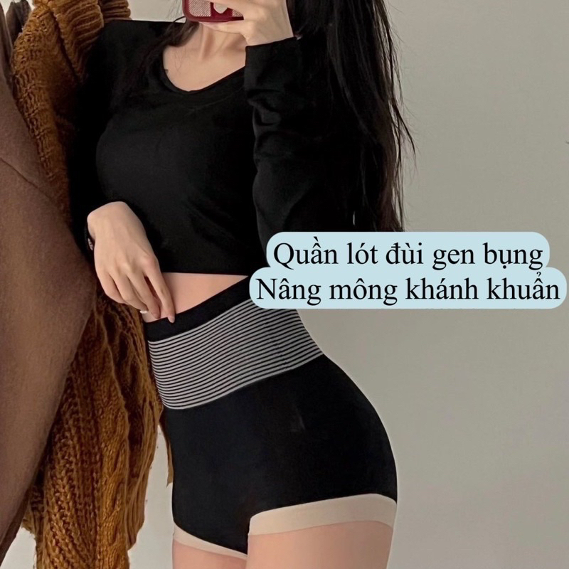 QUẦN GEN BỤNG ĐỊNH HÌNH,CHẤT COTTON LẠNH 3D 848