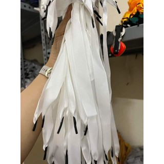 Dây, Quai, dây túi giấy túi(25 đôi dây RUY BĂNG LỤA 2x35cm xỏ túi giấy),dây túi giấy