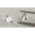 Kim cương nhân tạo, kim cương Moissanite size to 9mm, dùng làm trang sức, nhẫn siêu đẳng cấp, có giấy kiểm định, giá rẻ — ảnh 7