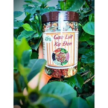 Trà gạo lứt xạ đen ( hủ 500gr tặng kèm 15 túi lọc trà hoặc 1kg dạng túi lọc ) thanh lọc, giữ dáng, đẹp da