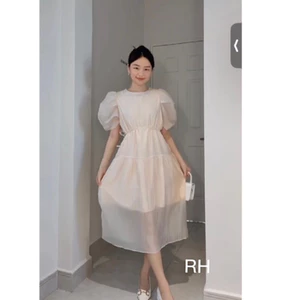 Váy maxi dáng dài tơ nến mềm mại,Đầm dài dễ thương đi biển rhstore