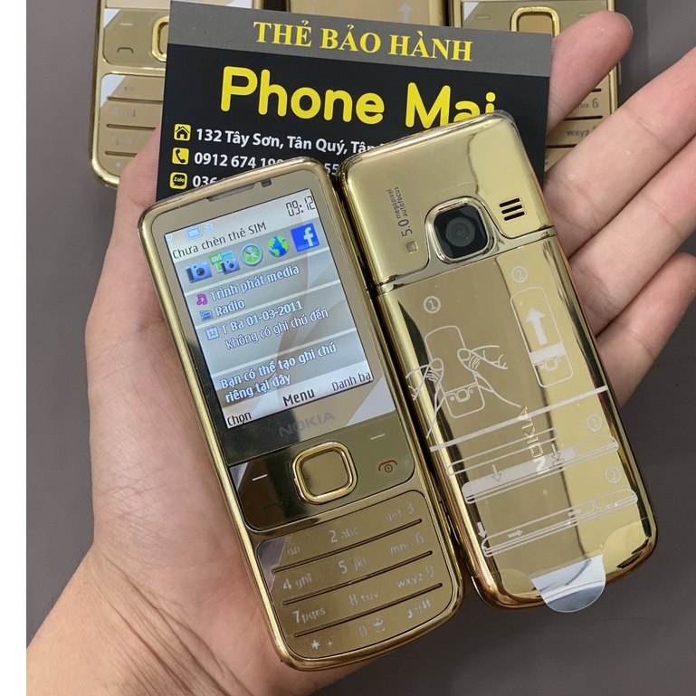 điện thoại phổ thông giá rẻ Nokia 6700 Có Sạc + Pin, Bảo Hành 12 Tháng