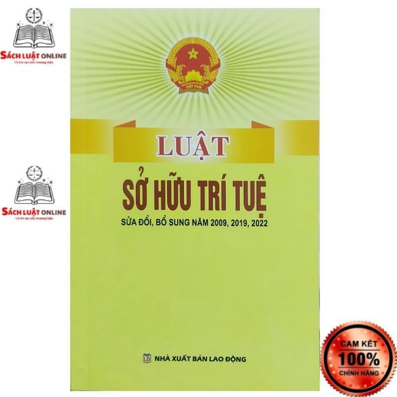 Ảnh Sách - Luật sở hữu trí tuệ (NXB Lao động) 1