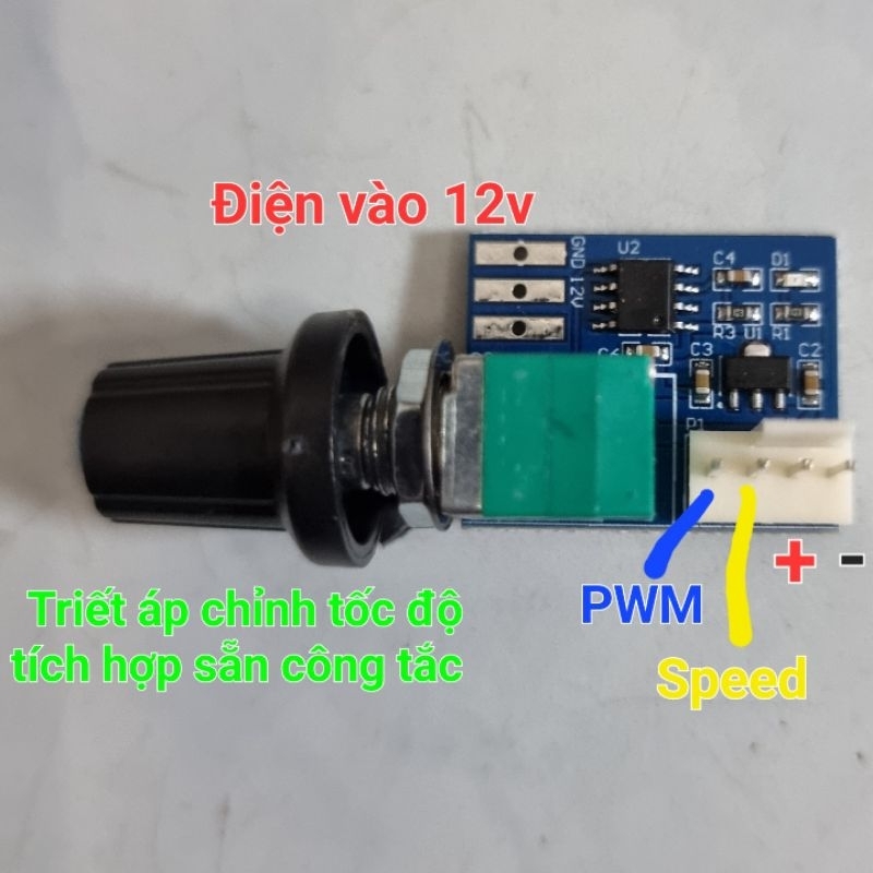 Module Điều Tốc Quạt Brushless PWM 12v | Shopee Việt Nam