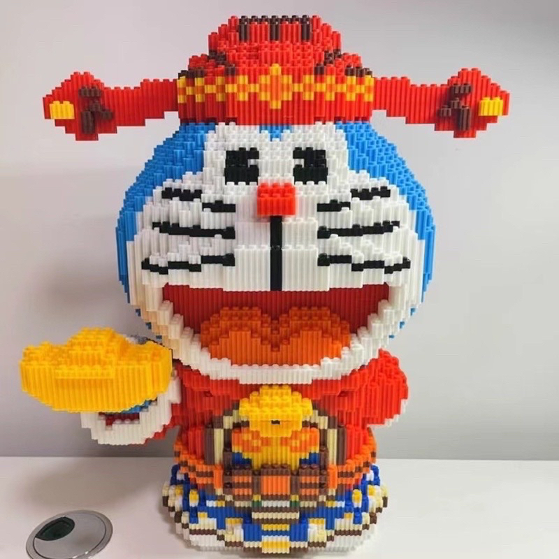 Đồ chơi lắp ráp mô hình lego Doraemon thần tài 40cm | Shopee Việt Nam