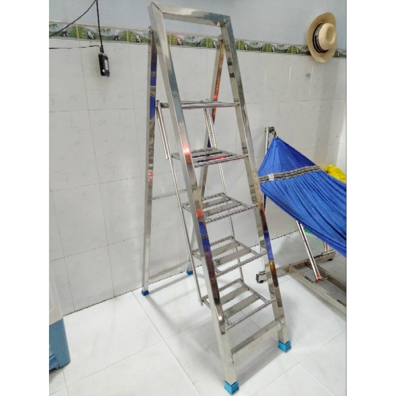 Thang Inox vuông 40 siêu chắc chắn, siêu bền- thang thắp nhang bằng ...