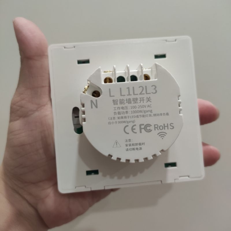 [NÚT NHẤN/CẢM ỨNG KHUNG VIỀN cho người chuyên ngành]Công tắc ĐÈN thông minh Tuya Smartlife sản phẩm cần kỹ thuậtđiện