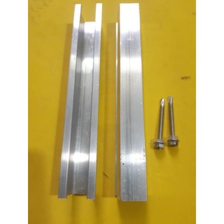 Mini Rail Nhôm Loại AL6005 -T5 Bắn Sóng Tôn Gắn Tấm Pin Mặt Trời