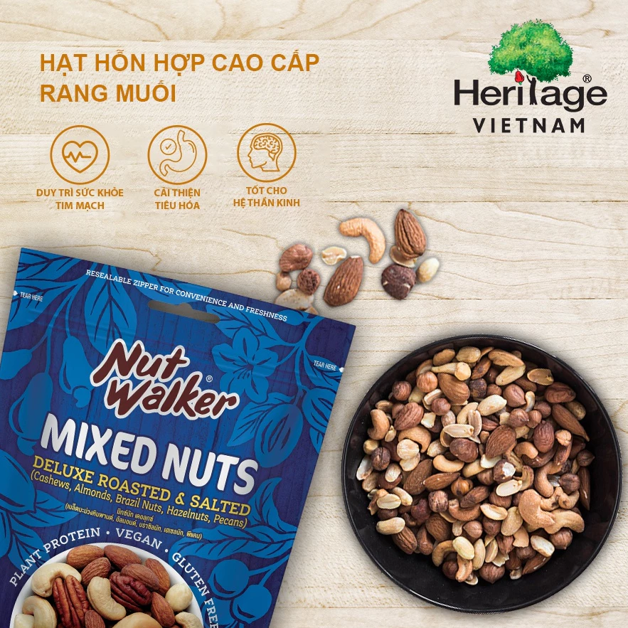 Hạt Hỗn Hợp Cao Cấp Rang Muối