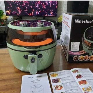 Nồi Chiên Không Dầu KB5005M Nineshield 8L - 1350W, Công Nghệ Rapid Air - Bảo Hành 12T