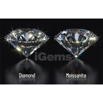 Kim cương nhân tạo, kim cương Moissanite size to 9mm, dùng làm trang sức, nhẫn siêu đẳng cấp, có giấy kiểm định, giá rẻ — ảnh 4
