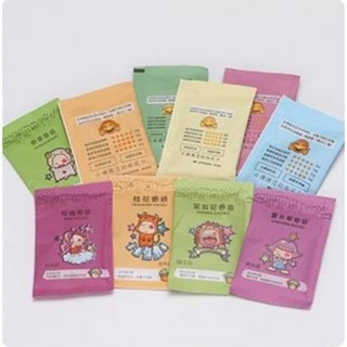 Hàng tặng -TÚI THƠM mini 12 cung hoàng đạo-Túi thơm để tủ quần áo, giày, trong phòng