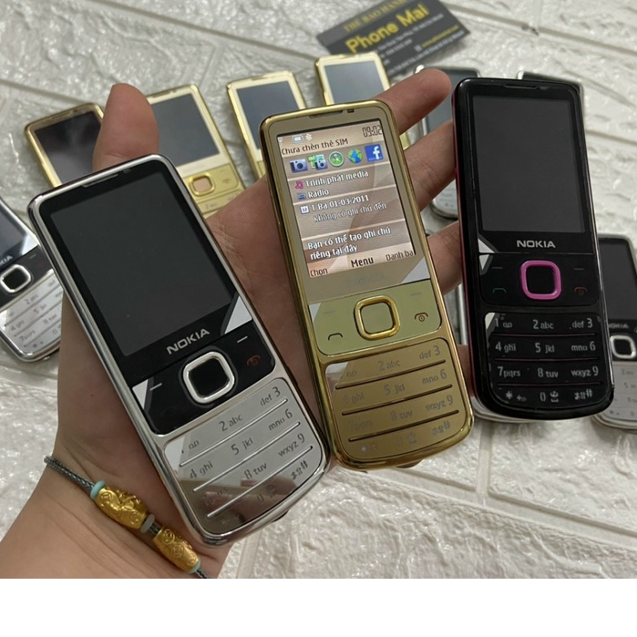 điện thoại phổ thông giá rẻ Nokia 6700 Có Sạc + Pin, Bảo Hành 12 Tháng