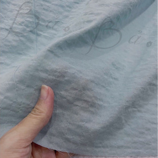 Vải Thô Cotton Xanh Pastel Dập Phồng Mềm Mướt Rũ Khổ 1m40