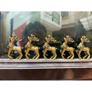 Tượng Hươu Nhí Móc treo chìa khoá Trang trí tiểu cảnh hòn non bộ