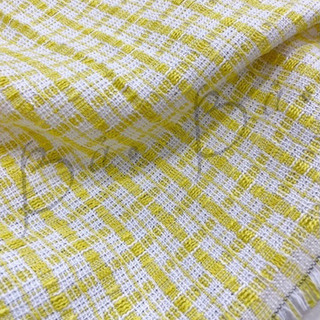 Vải Bố Tweed Dệt Sợi Nổi Ô Caro Khổ 1m45