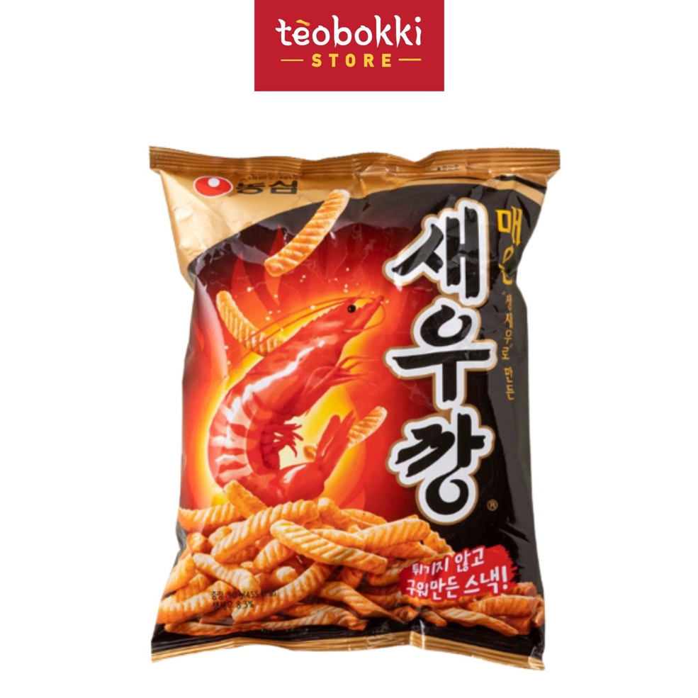 Snack tôm cay Nongshim gói 75g, 90g | Shopee Việt Nam