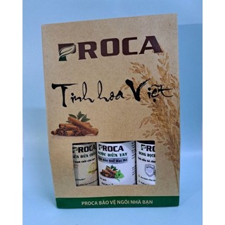 Combo tẩy rửa nhỏ gọn tiện dụng PROCA Tinh Hoa Việt