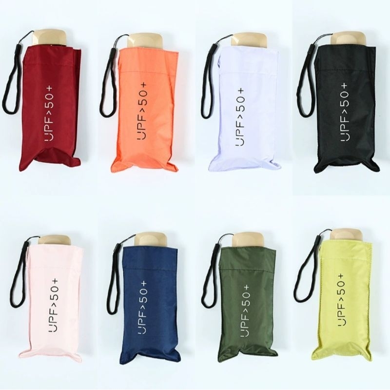 Ô Dù Gấp Gọn Mini Bỏ Túi Kích Thước Nhỏ Gọn, Ô Dù Che Mưa Đi Nắng UPF 50 Chống Tia Cực Tím