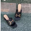 Guốc Nữ 3 Phân Đế Vuông Thời Trang Annmodels– Guốc Cao Gót 3cm Đi Học Đi Làm phối khóa thời trang
