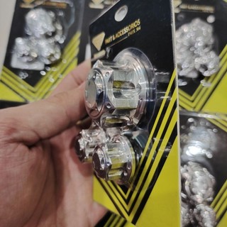 DIAMOND SALAYA - COMBO FULL ỐC CHẢNG BA, GHI ĐÔNG  - Raider, Raider FI, Sonic - INOX304