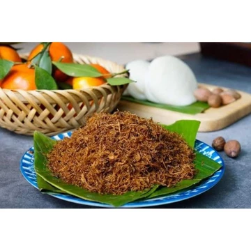 Ruốc nấm hương (chà bông nấm)/ muối vừng không đường ăn chay, ăn kiêng